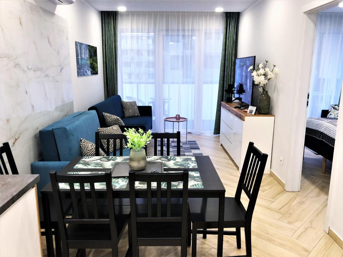 Apartament Superior Blue Przy Plazy- Free Pool, Saunas, Jacuzzi, Fitness, Salzgrotte Kołobrzeg Eksteriør billede