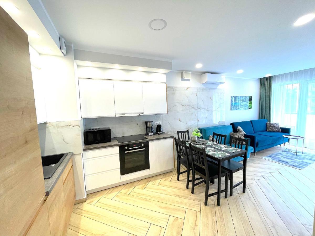 Apartament Superior Blue Przy Plazy- Free Pool, Saunas, Jacuzzi, Fitness, Salzgrotte Kołobrzeg Eksteriør billede