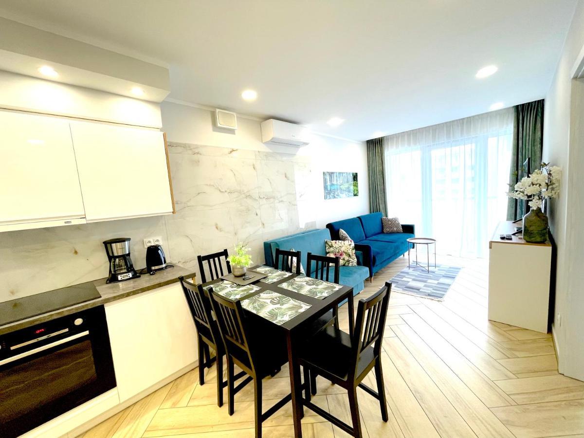 Apartament Superior Blue Przy Plazy- Free Pool, Saunas, Jacuzzi, Fitness, Salzgrotte Kołobrzeg Eksteriør billede