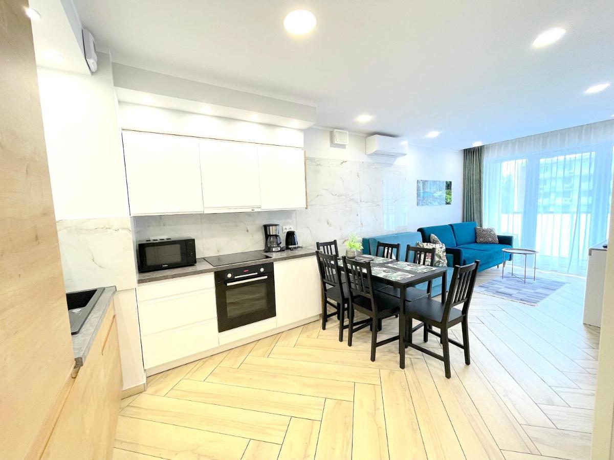 Apartament Superior Blue Przy Plazy- Free Pool, Saunas, Jacuzzi, Fitness, Salzgrotte Kołobrzeg Eksteriør billede