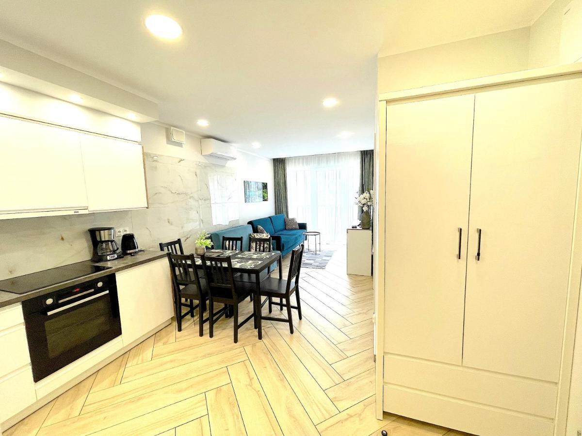 Apartament Superior Blue Przy Plazy- Free Pool, Saunas, Jacuzzi, Fitness, Salzgrotte Kołobrzeg Eksteriør billede