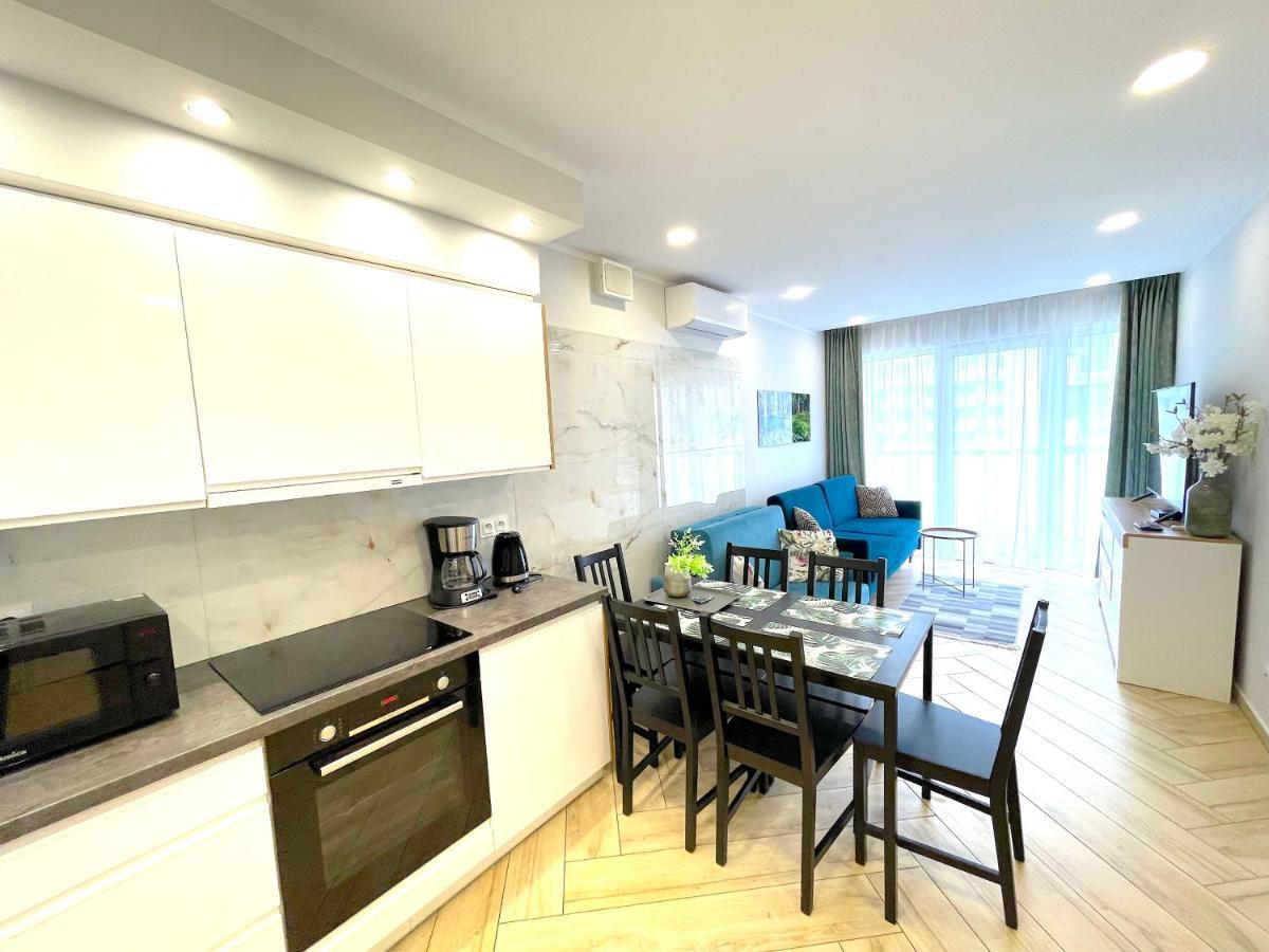 Apartament Superior Blue Przy Plazy- Free Pool, Saunas, Jacuzzi, Fitness, Salzgrotte Kołobrzeg Eksteriør billede