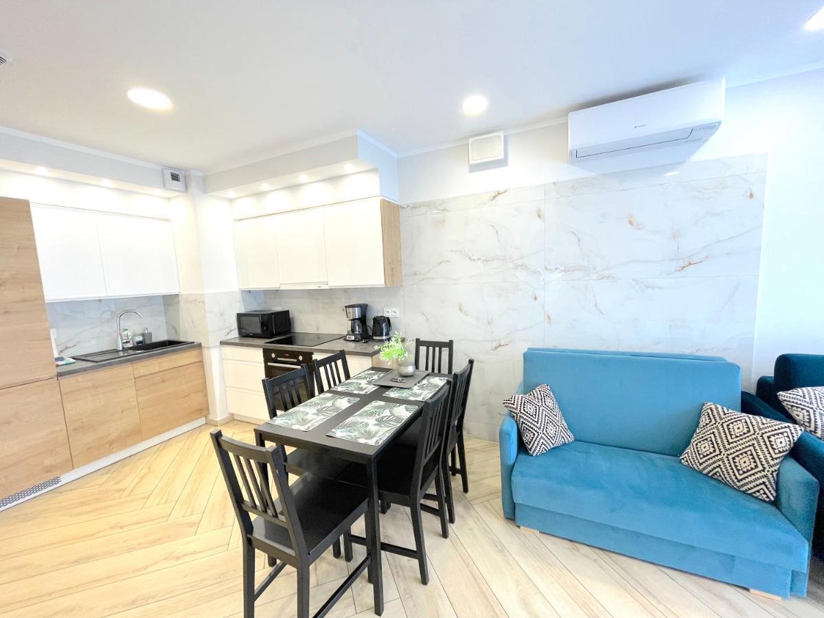 Apartament Superior Blue Przy Plazy- Free Pool, Saunas, Jacuzzi, Fitness, Salzgrotte Kołobrzeg Eksteriør billede