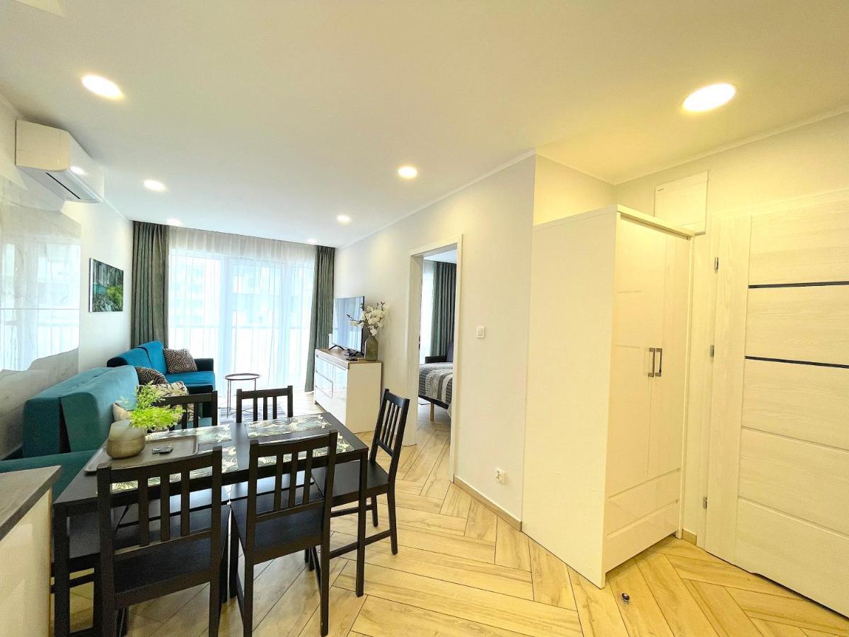 Apartament Superior Blue Przy Plazy- Free Pool, Saunas, Jacuzzi, Fitness, Salzgrotte Kołobrzeg Eksteriør billede