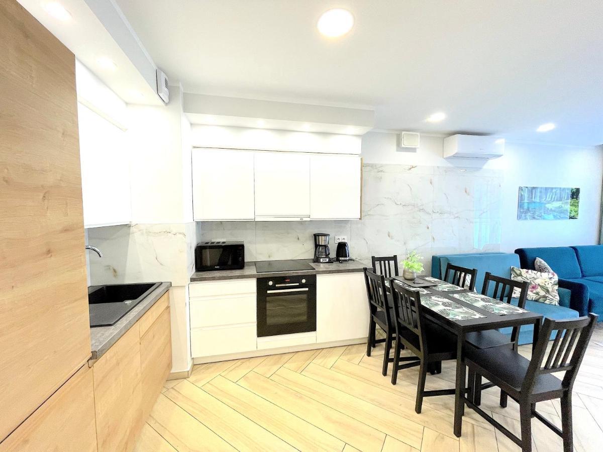 Apartament Superior Blue Przy Plazy- Free Pool, Saunas, Jacuzzi, Fitness, Salzgrotte Kołobrzeg Eksteriør billede