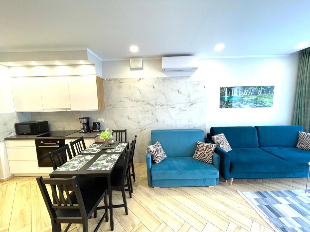 Apartament Superior Blue Przy Plazy- Free Pool, Saunas, Jacuzzi, Fitness, Salzgrotte Kołobrzeg Eksteriør billede
