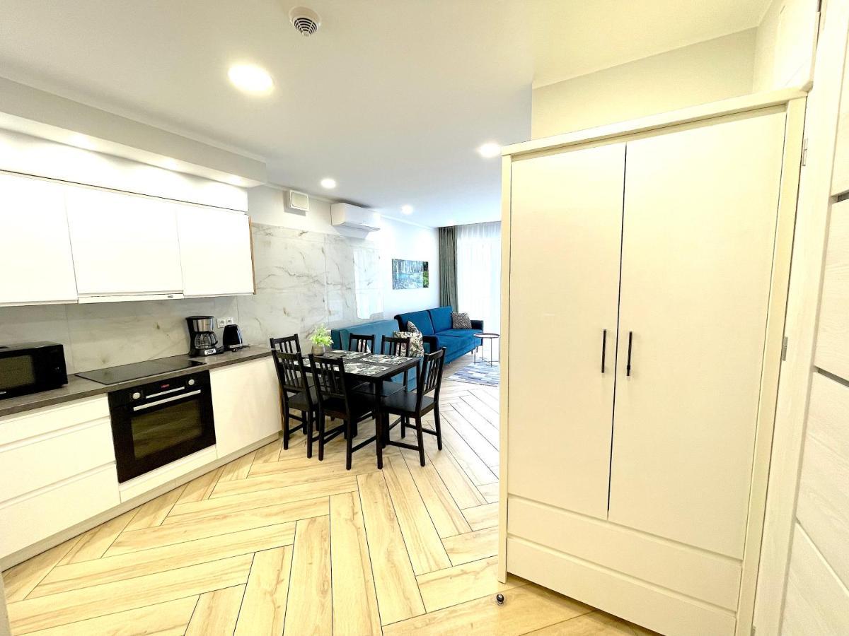 Apartament Superior Blue Przy Plazy- Free Pool, Saunas, Jacuzzi, Fitness, Salzgrotte Kołobrzeg Eksteriør billede