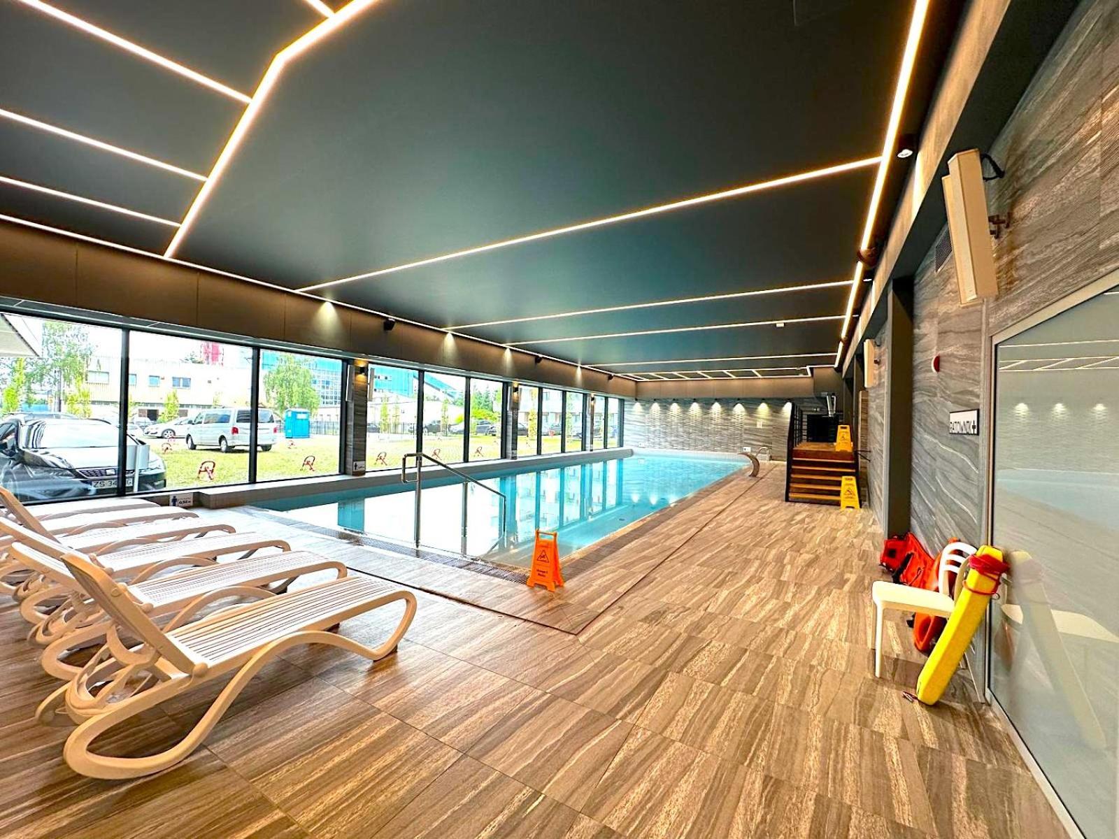 Apartament Superior Blue Przy Plazy- Free Pool, Saunas, Jacuzzi, Fitness, Salzgrotte Kołobrzeg Eksteriør billede