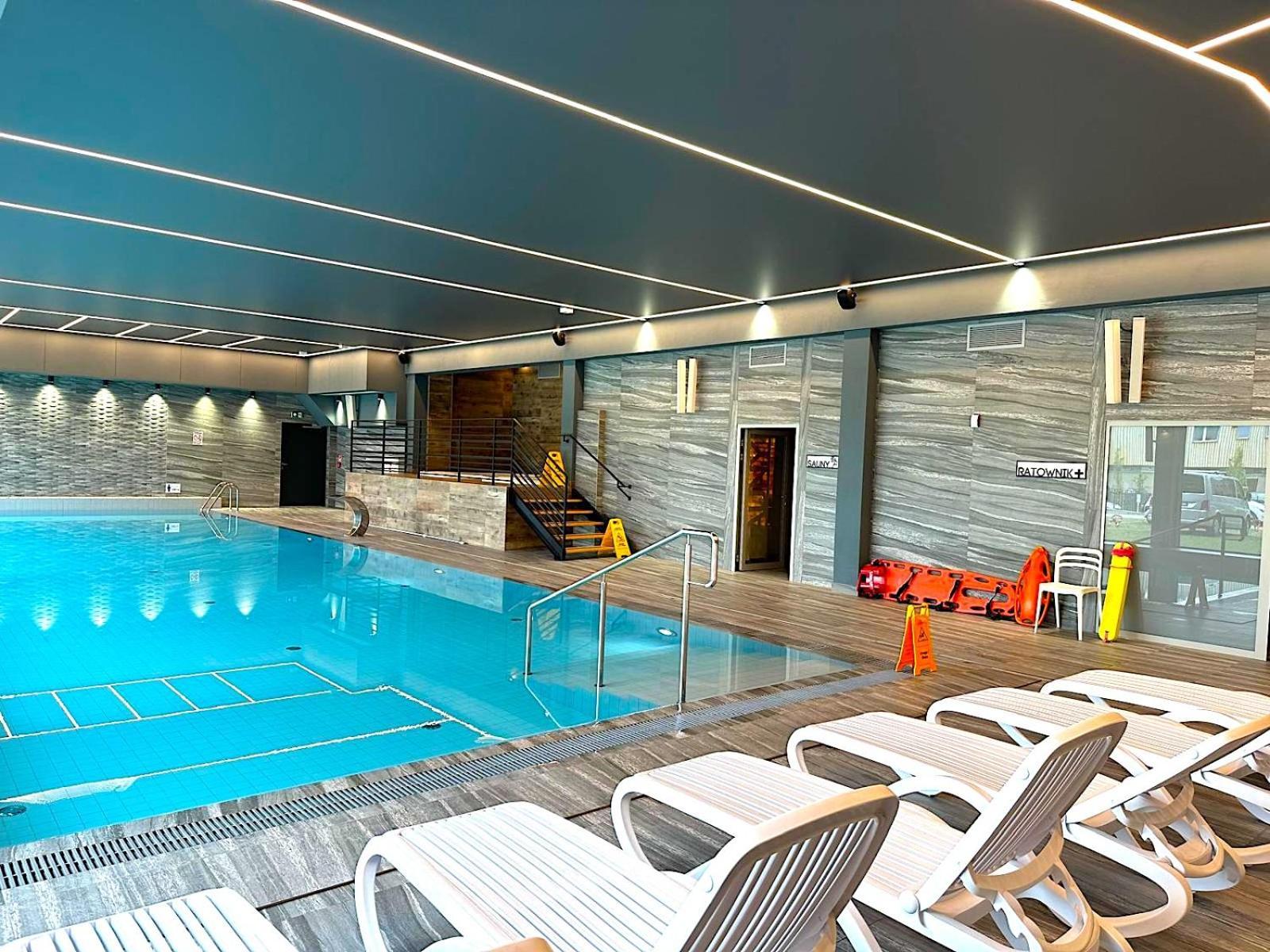 Apartament Superior Blue Przy Plazy- Free Pool, Saunas, Jacuzzi, Fitness, Salzgrotte Kołobrzeg Eksteriør billede