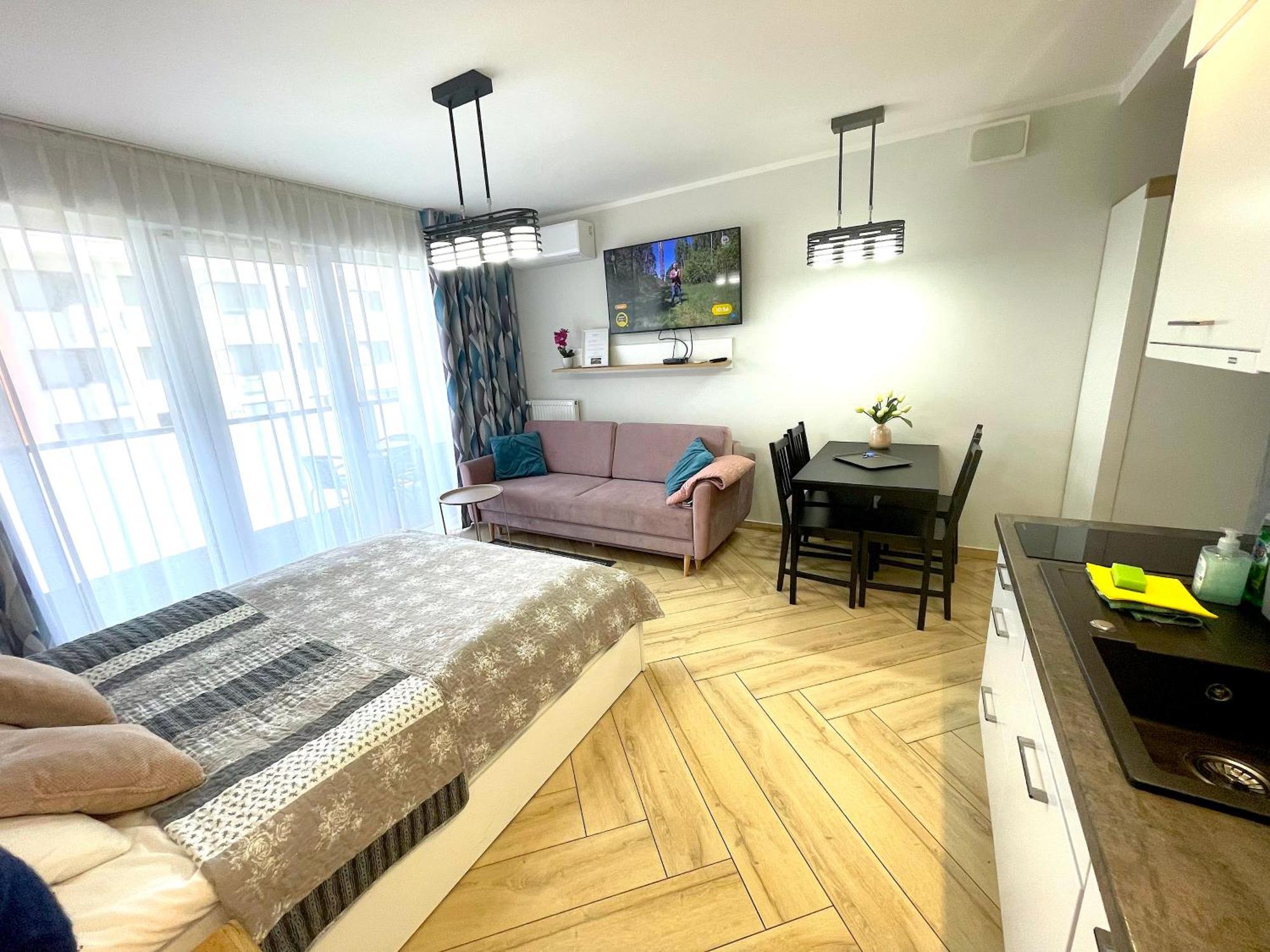 Apartament Superior Blue Przy Plazy- Free Pool, Saunas, Jacuzzi, Fitness, Salzgrotte Kołobrzeg Eksteriør billede