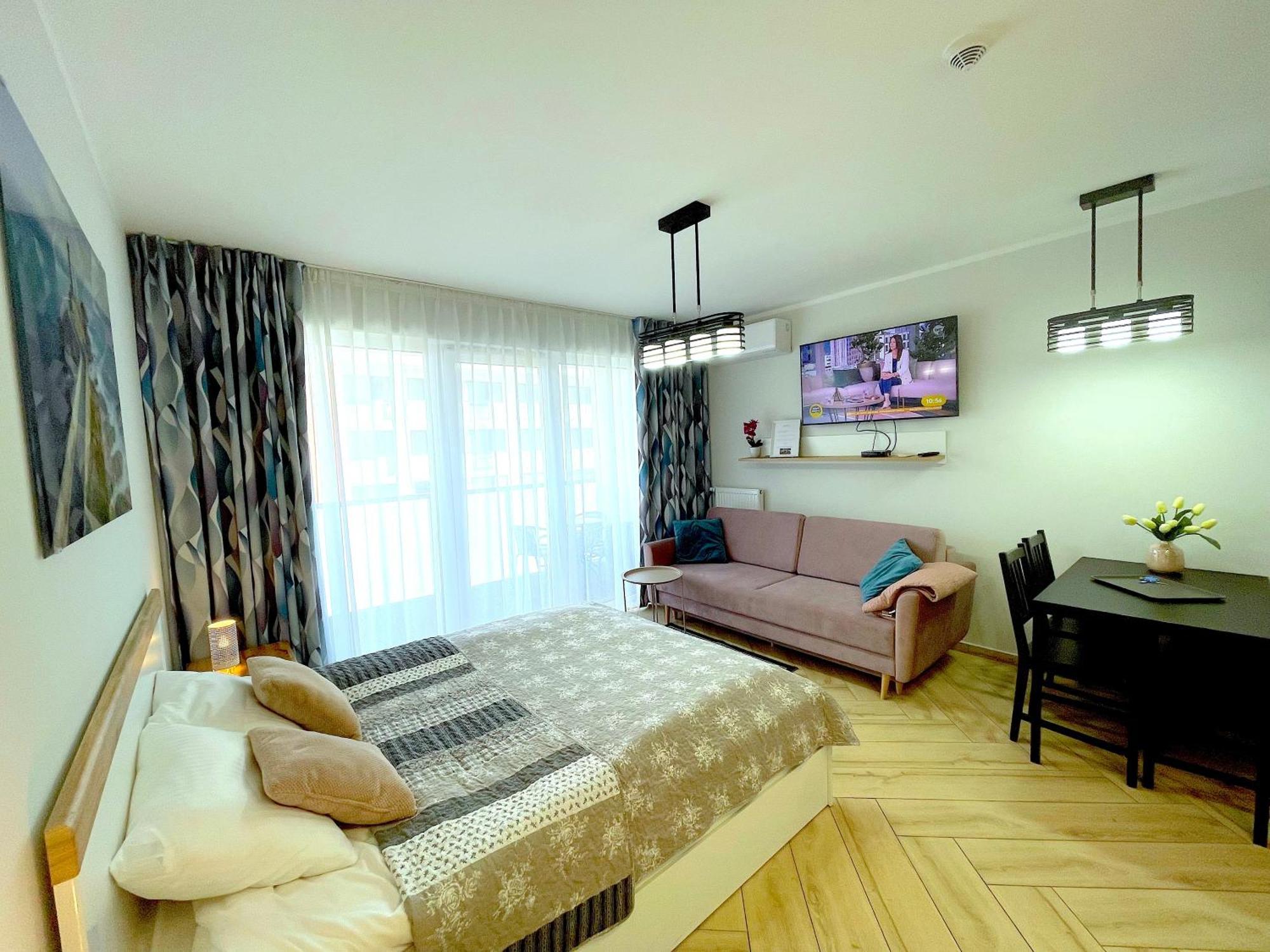 Apartament Superior Blue Przy Plazy- Free Pool, Saunas, Jacuzzi, Fitness, Salzgrotte Kołobrzeg Eksteriør billede
