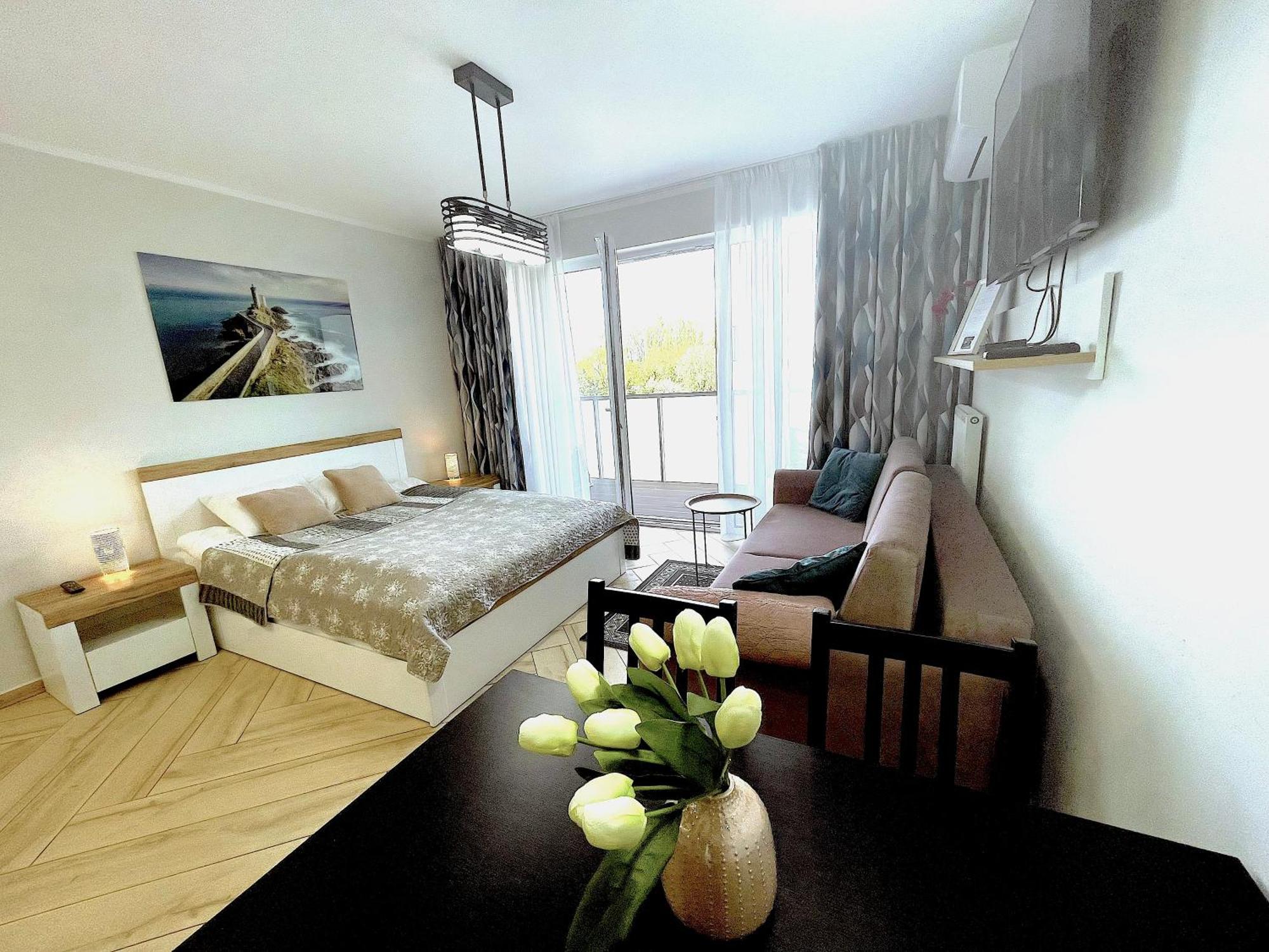 Apartament Superior Blue Przy Plazy- Free Pool, Saunas, Jacuzzi, Fitness, Salzgrotte Kołobrzeg Eksteriør billede