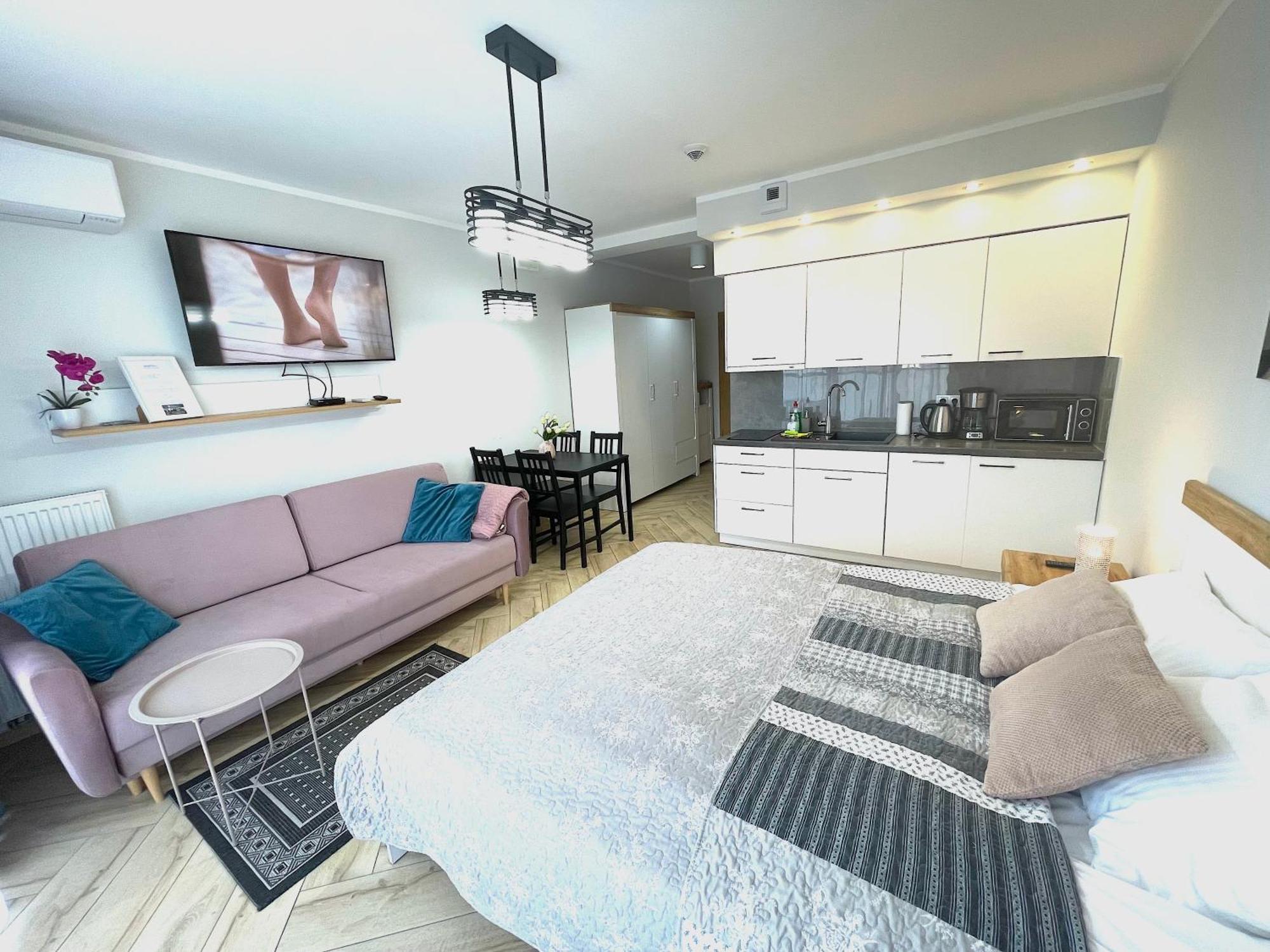Apartament Superior Blue Przy Plazy- Free Pool, Saunas, Jacuzzi, Fitness, Salzgrotte Kołobrzeg Eksteriør billede