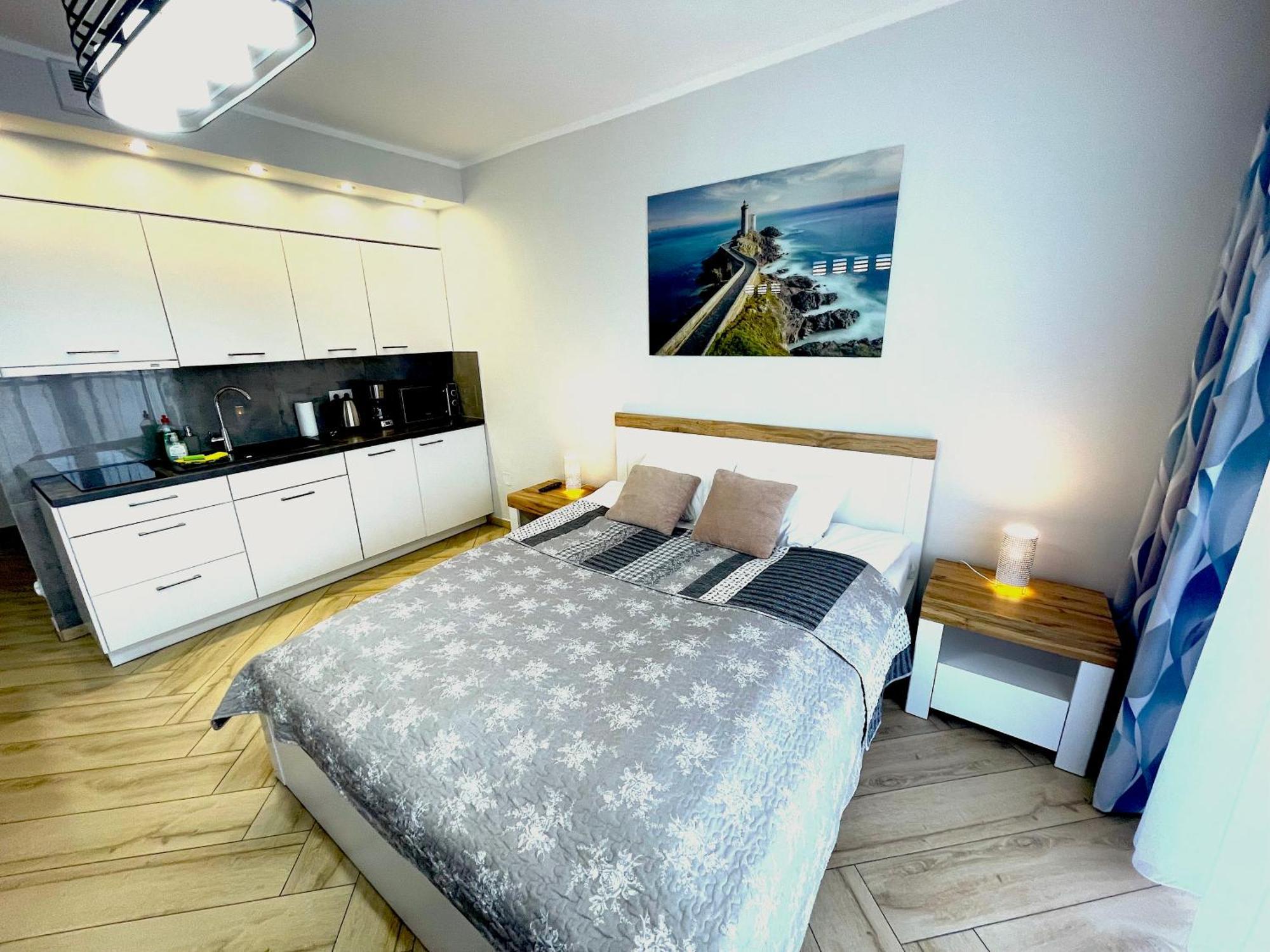 Apartament Superior Blue Przy Plazy- Free Pool, Saunas, Jacuzzi, Fitness, Salzgrotte Kołobrzeg Eksteriør billede
