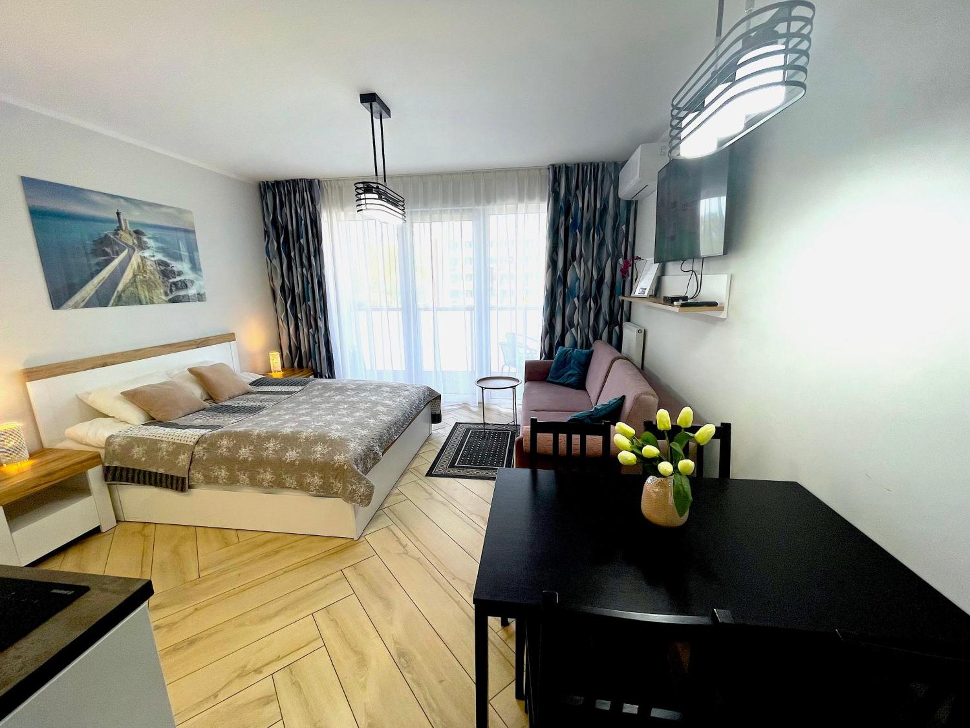 Apartament Superior Blue Przy Plazy- Free Pool, Saunas, Jacuzzi, Fitness, Salzgrotte Kołobrzeg Eksteriør billede