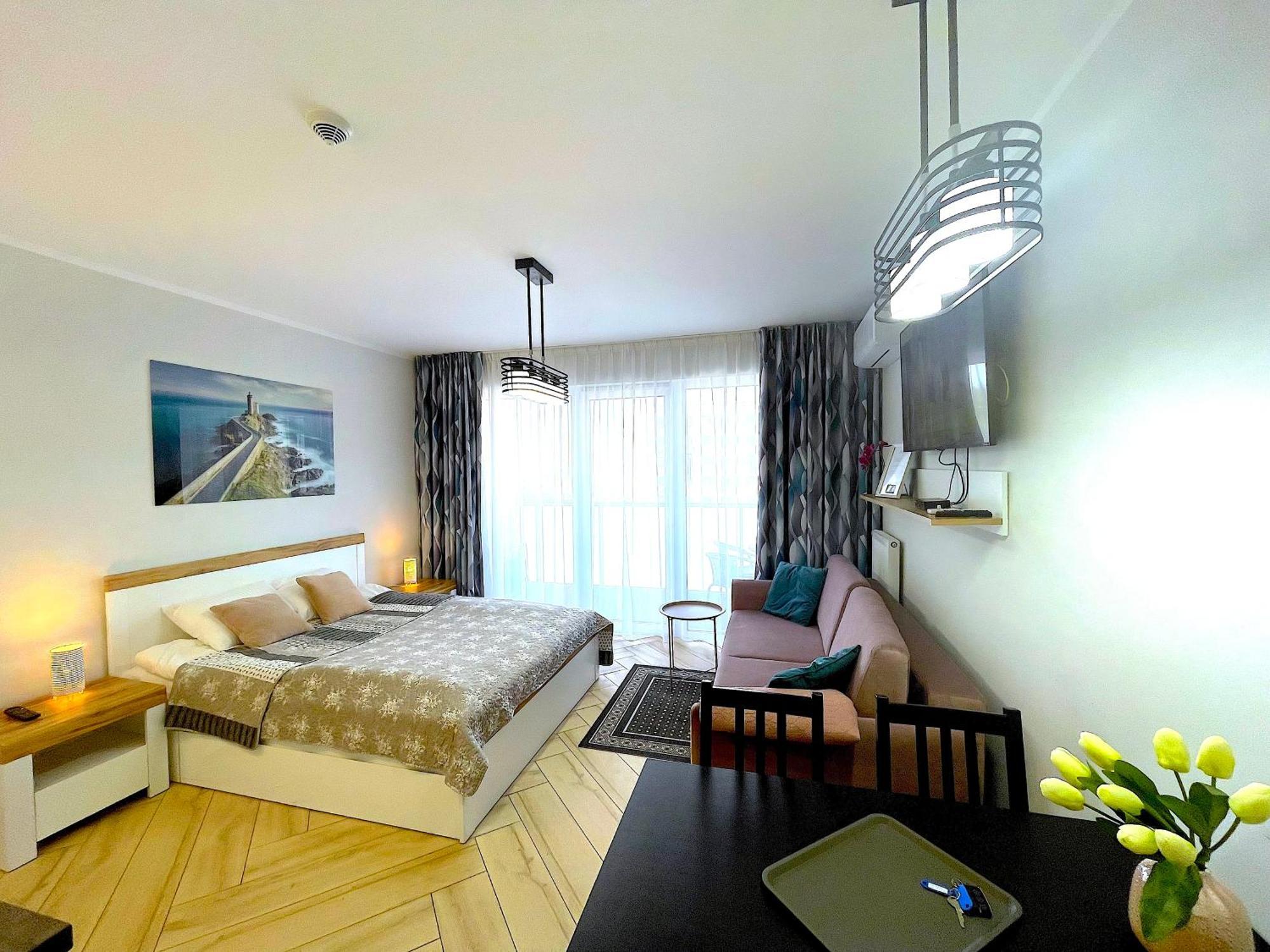 Apartament Superior Blue Przy Plazy- Free Pool, Saunas, Jacuzzi, Fitness, Salzgrotte Kołobrzeg Eksteriør billede